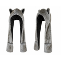 Grey Wolf Faux Fur Hood